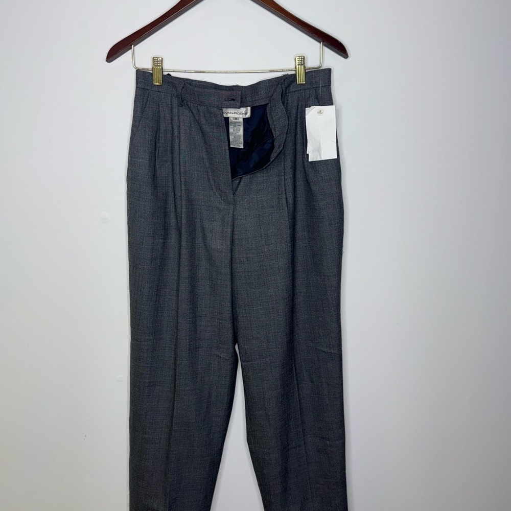Evan Picone Charcoal Dress Pants